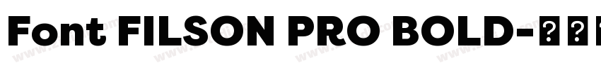Font FILSON PRO BOLD字体转换 Font FILSON PRO BOLD字体转换